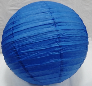 Шар декоративный , синий  , диаметр 40 см.
