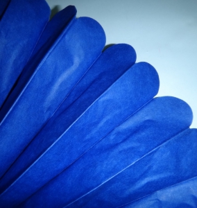 Синий помпон - 30 см (7547 )