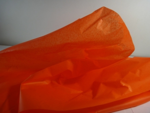 Папирусная бумага тишью , оранж.( минимальный заказ 50 листов 50х70см)