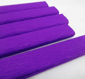 Бумага крепп  (50х200 см)  Цвет фиолетовый