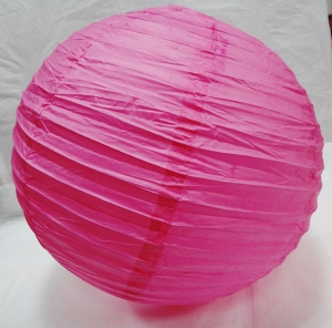 Шар декоративный , розовомалиновый  , диаметр 35 см.