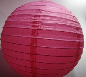 Шар декоративный , розовый , диаметр 30 см.