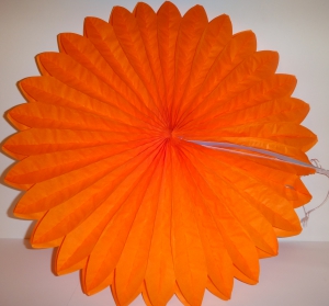 Гармошка декоративная (50 см) цвет оранжевый .