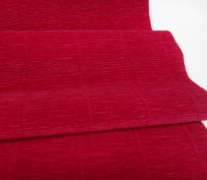 Бумага крепп  (50х250 см)  Цвет 582 малиново красный - Италия.