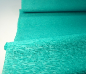 Бумага крепп  (50х200 см)  Цвет бирюзовый.