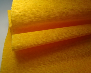 Бумага крепп  (50х200 см)  Цвет светло-оранжевый.