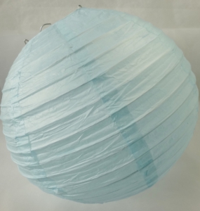 Шар декоративный , голубой , диаметр 30 см.