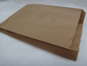 Пакет крафт-бумага  (35х22х5 см , 1 шт )большой .