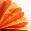 Оранжевый помпон - 25 см
