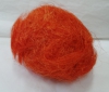 Сизаль натуральная ( 80 грамм ) .Цвет оранжевый  .