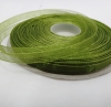 Лента органза 0,8 см цв.зеленый ( в рулоне 46 метра)