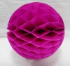 Шар декоративный , соты , розовомалиновый , диаметр 30 см.