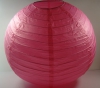 Шар декоративный  , диаметр 35 см , розовый .