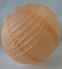 Шар декоративный , светло-оранжевый , диаметр 25 см.